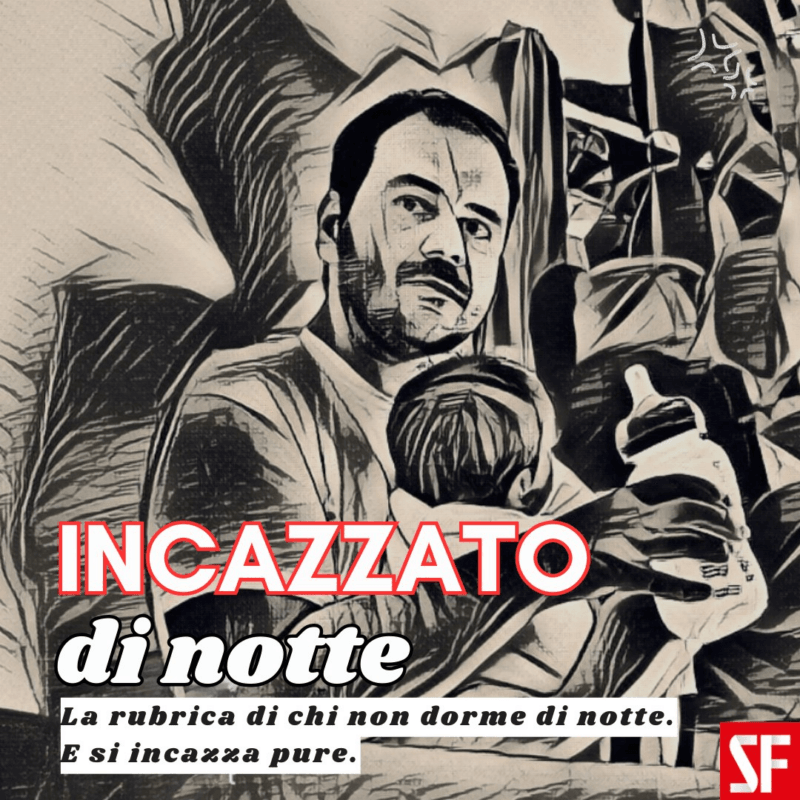 Incazzato di notte: l'autore Enrico Parolisi insonne con suo figlio neonato in braccio