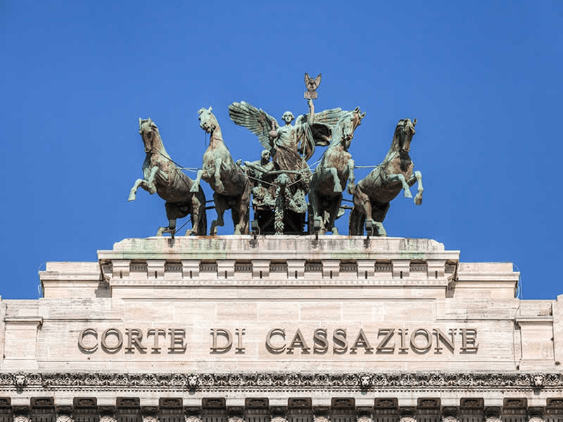 La sede della Corte di Cassazione, che si è di recente pronunciata contro il licenziamento per giusta causa di una dipendente che lavorava da casa