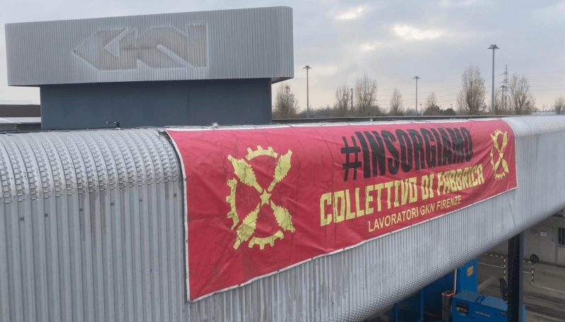 Il sito dell'ex Gkn visto dall'alto