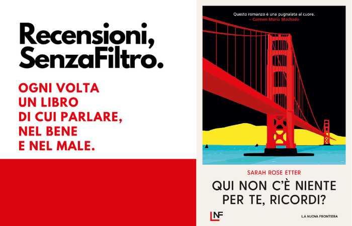 La copertina di Qui non c'è niente per te, ricordi?, di Sarah Rose Etter