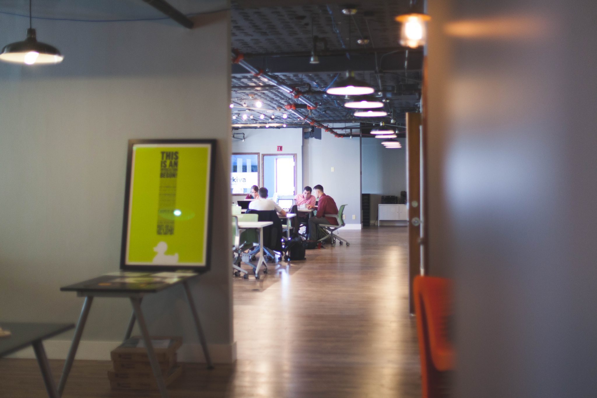 lavoratori in open space