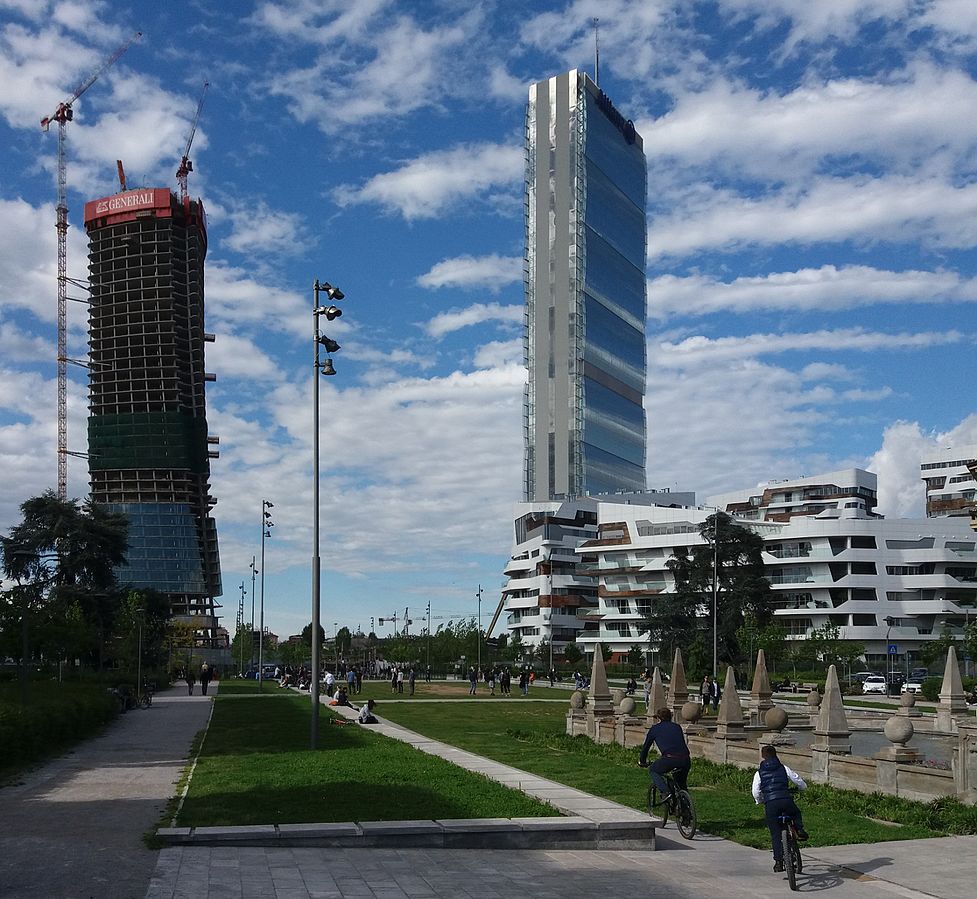 Il progetto CityLife di Milano, esempio dell'operato delle archistar