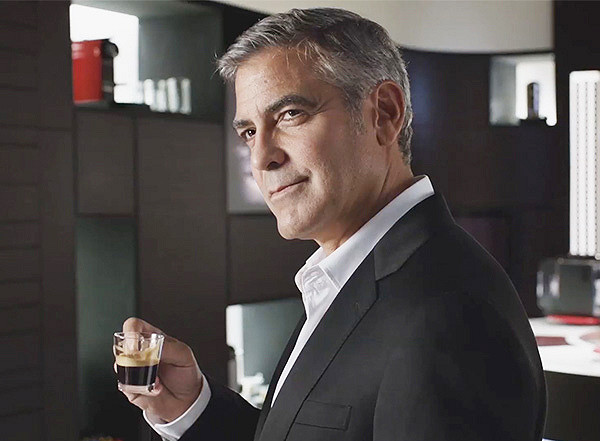 George Clooney, sponsor della Nespresso, alla base di un (voluto) errore di percezione
