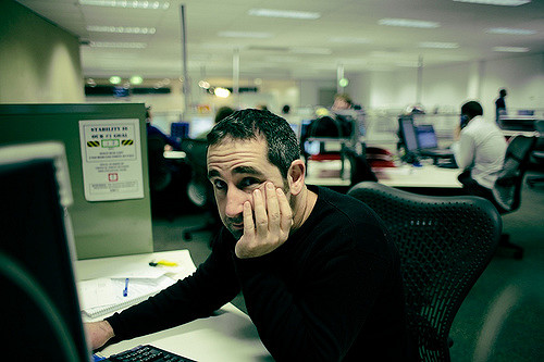 lavoratore con poca motivazione
