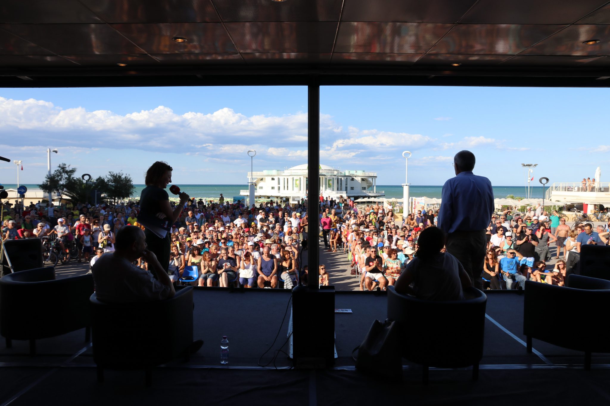 Una foto dal palco del CaterRaduno di Senigallia.