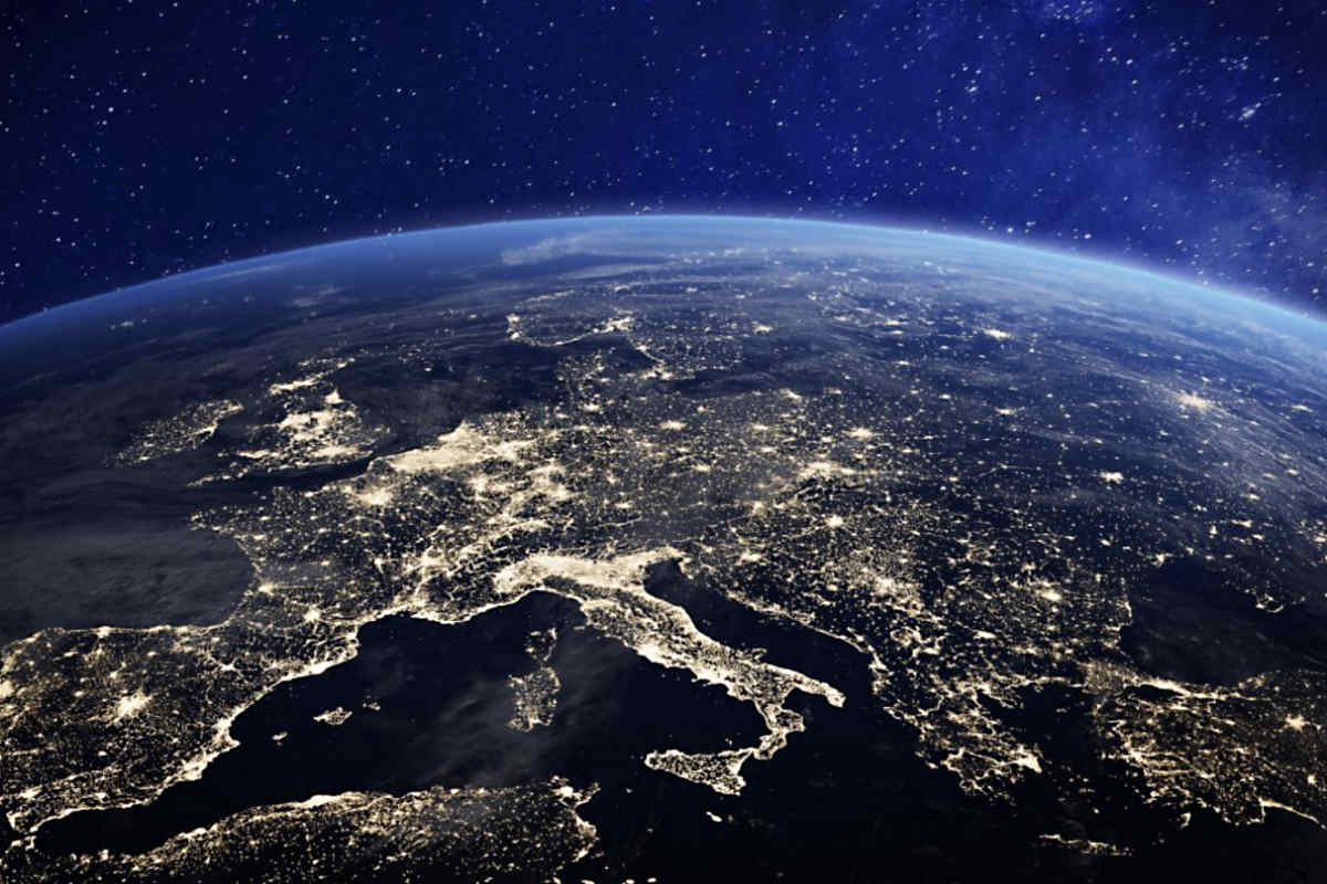 L'Europa vista da un satellite NASA