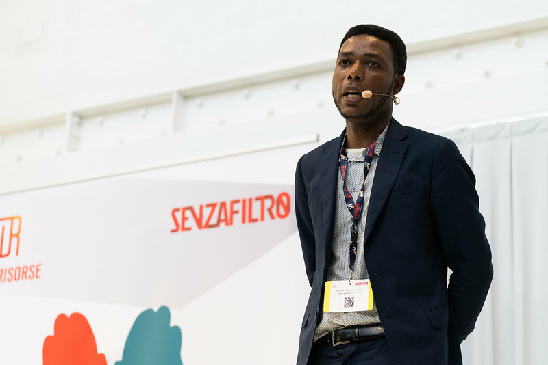 Jean Pierre Yvan Sagnet a Nobìlita, il festival del lavoro di Senza Filtro.