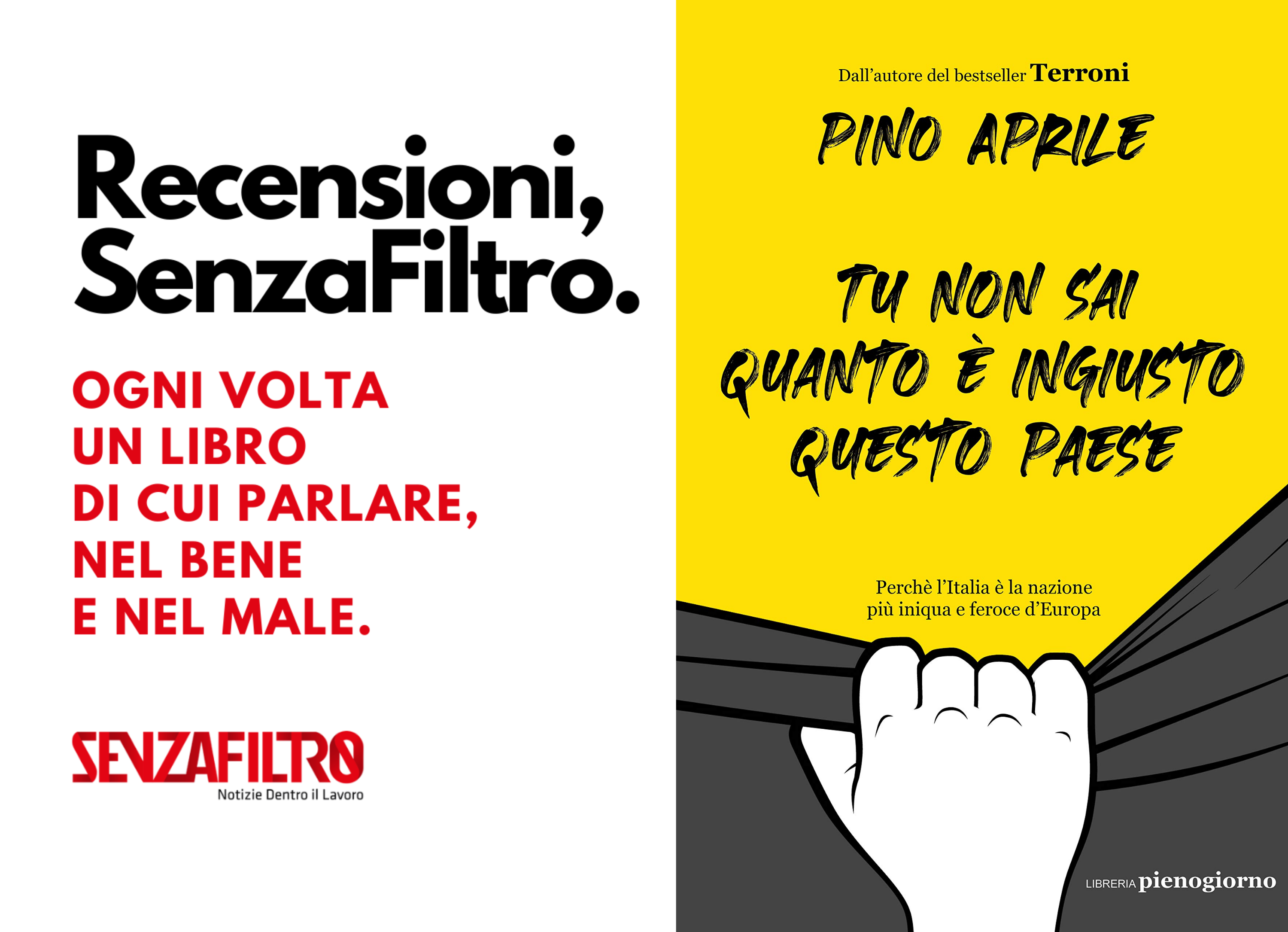 Pino Aprile firma il bignami delle ingiustizie italiane