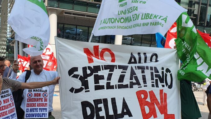 BNL inventa il personale usa e getta: “Noi interinali formati per sostituire gli scioperanti”