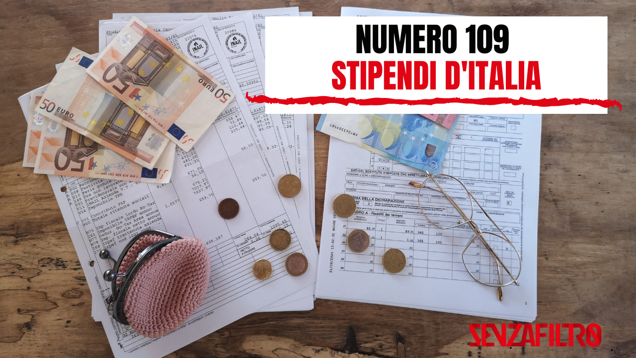 La copertina del mensile n.109 di SenzaFiltro, 