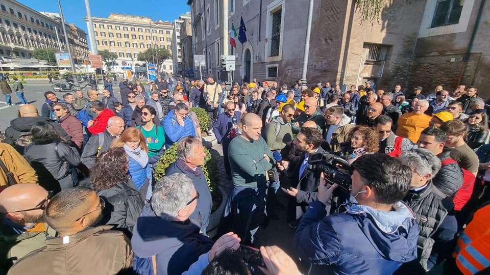 Gli esodati del Superbonus manifestano a Roma il 21 marzo.